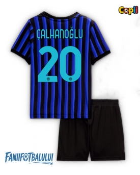 Inter Milan Hakan Calhanoglu #20 Echipament de Fotbal Replică 2025-26 Copii Acasa (+ Șorturi)